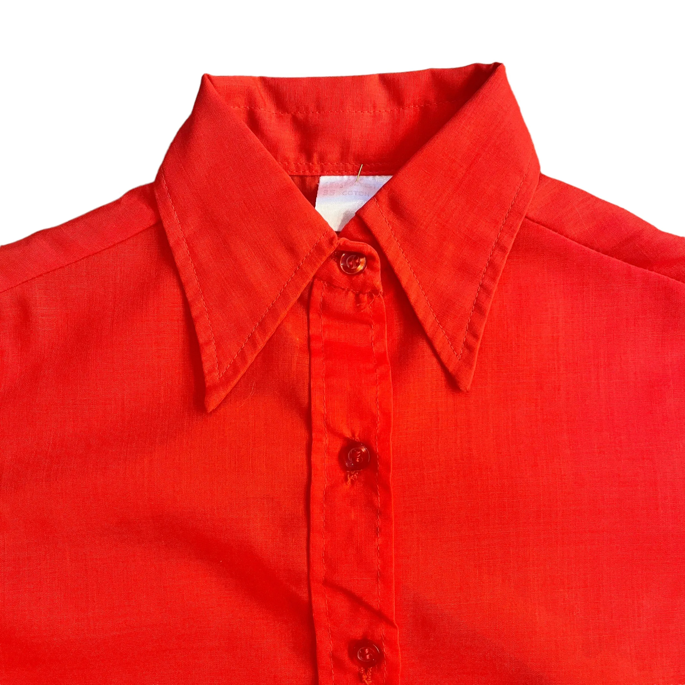 1960's Red Shirt  /  4-5Y