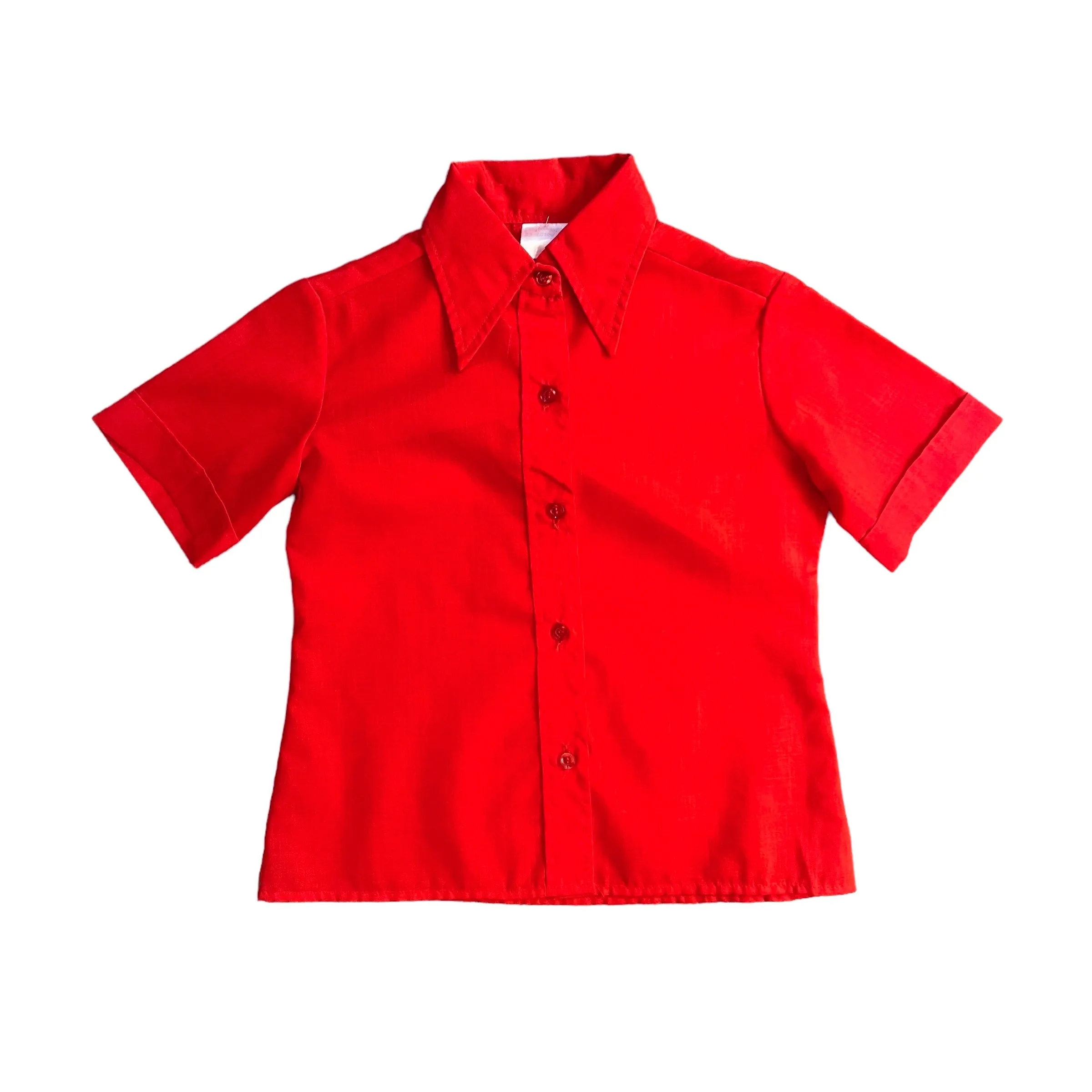 1960's Red Shirt  /  4-5Y