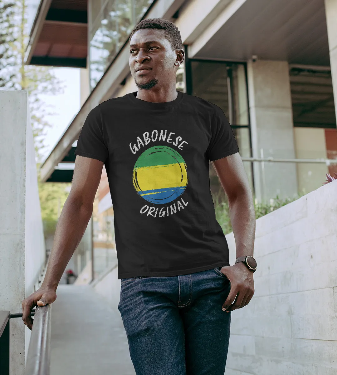 1sttheworld T-Shirt - Gabonese Original T-Shirt Black A35