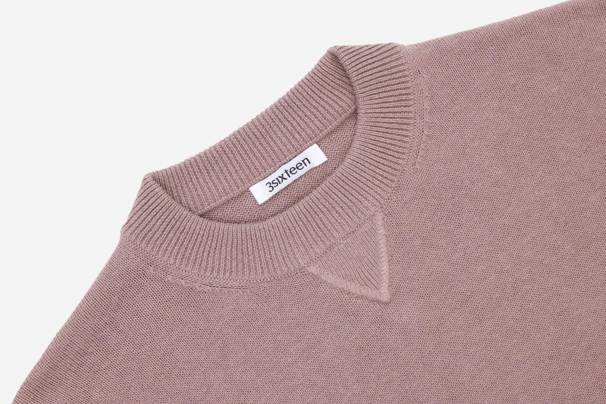 3sixteen - Knit T-Shirt in Mauve