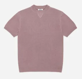 3sixteen - Knit T-Shirt in Mauve