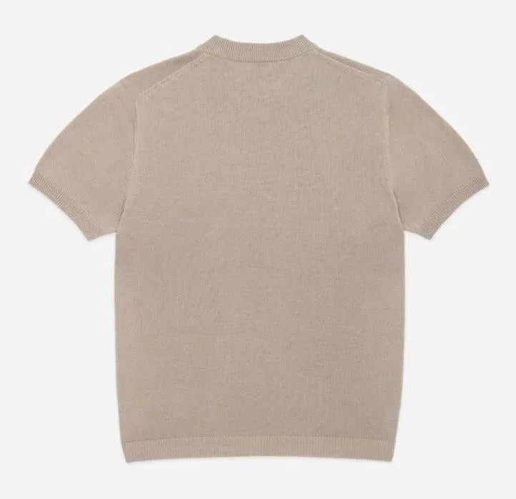 3sixteen - Knit T-Shirt in Tan