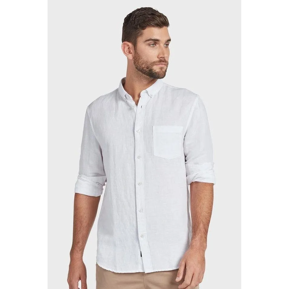 Academy Brand Men's Rockaway Long Sleeve Shirt - White