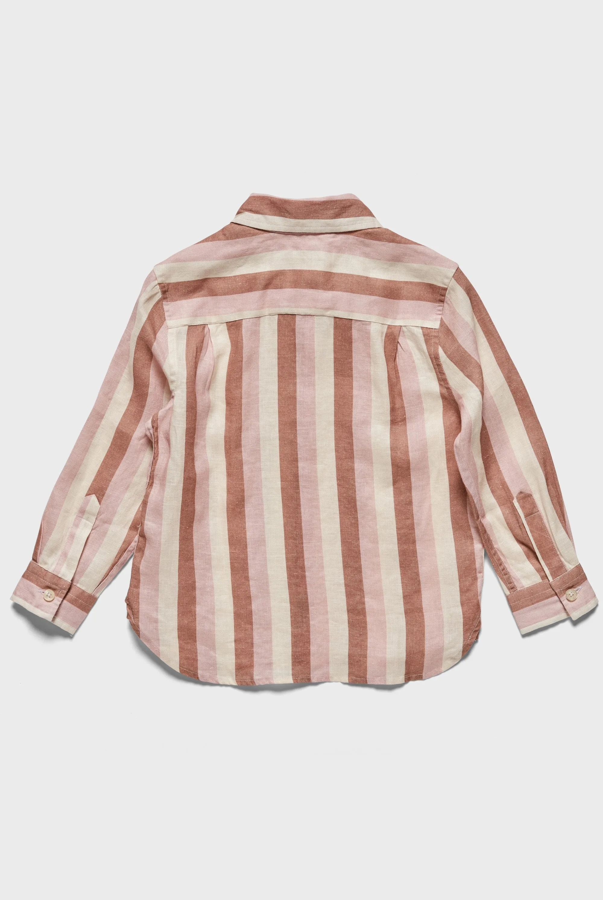 Academy Brand Rookie James Linen Shirt - Rosette Pink