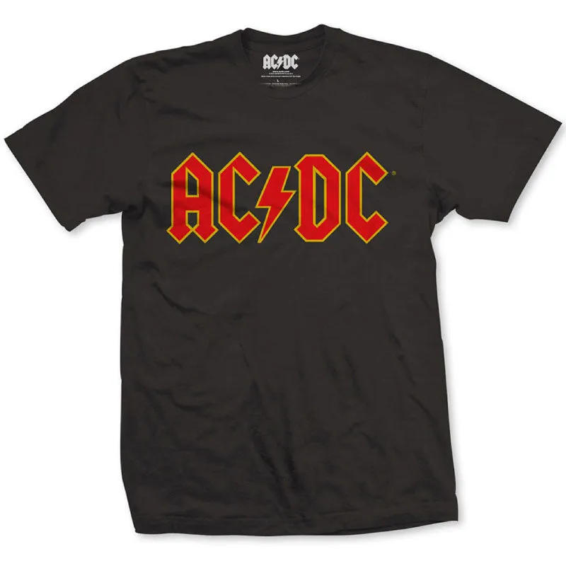 AC/DC Kids Black T-Shirt - Red Logo