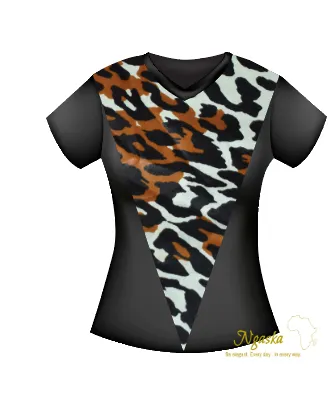 Adebowale: Tribal Print, Patchwork T-shirt, African Fashion T-Shirt