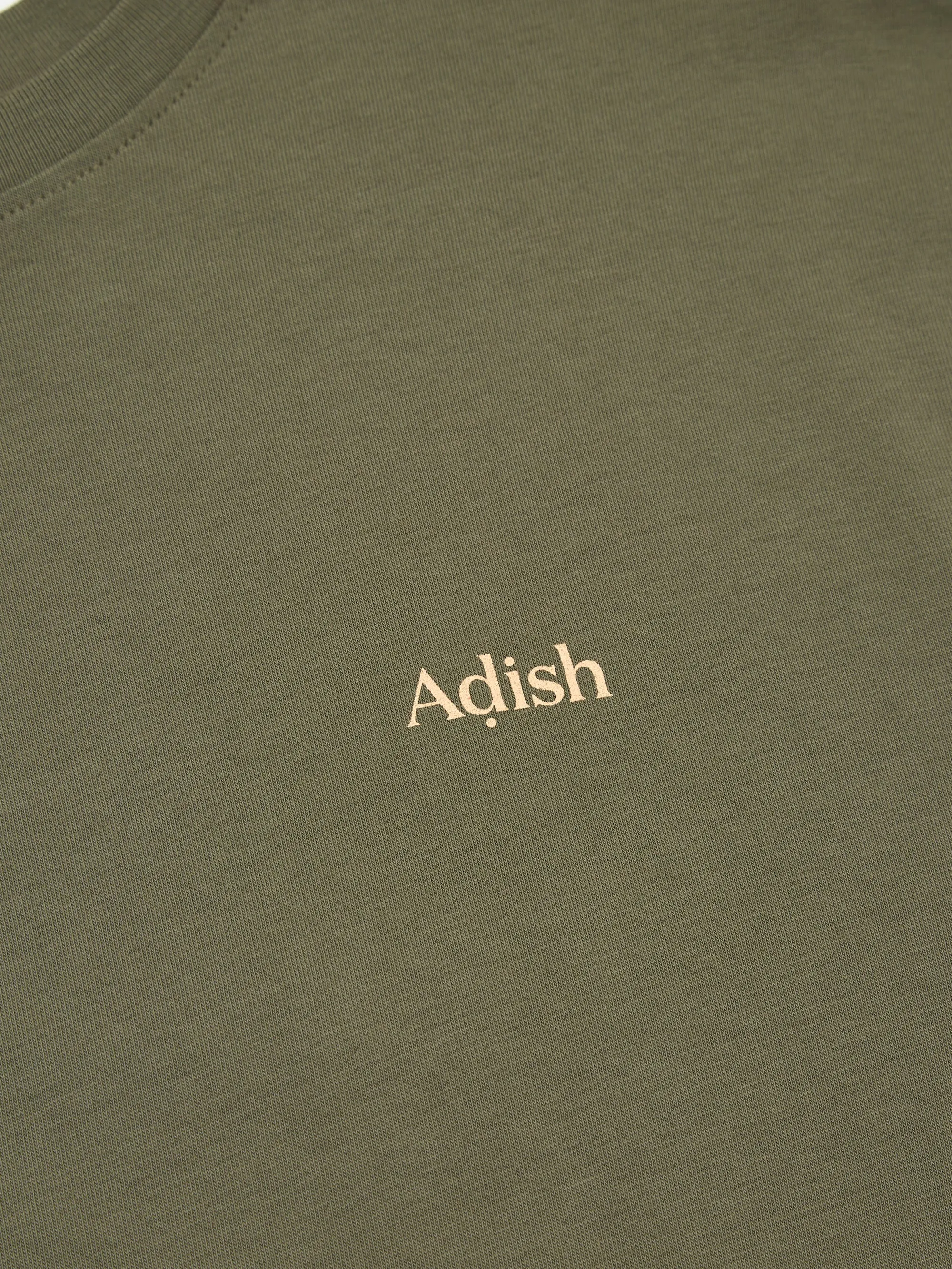 Adish Shaqhat Classic Logo T-Shirt - Olive Green