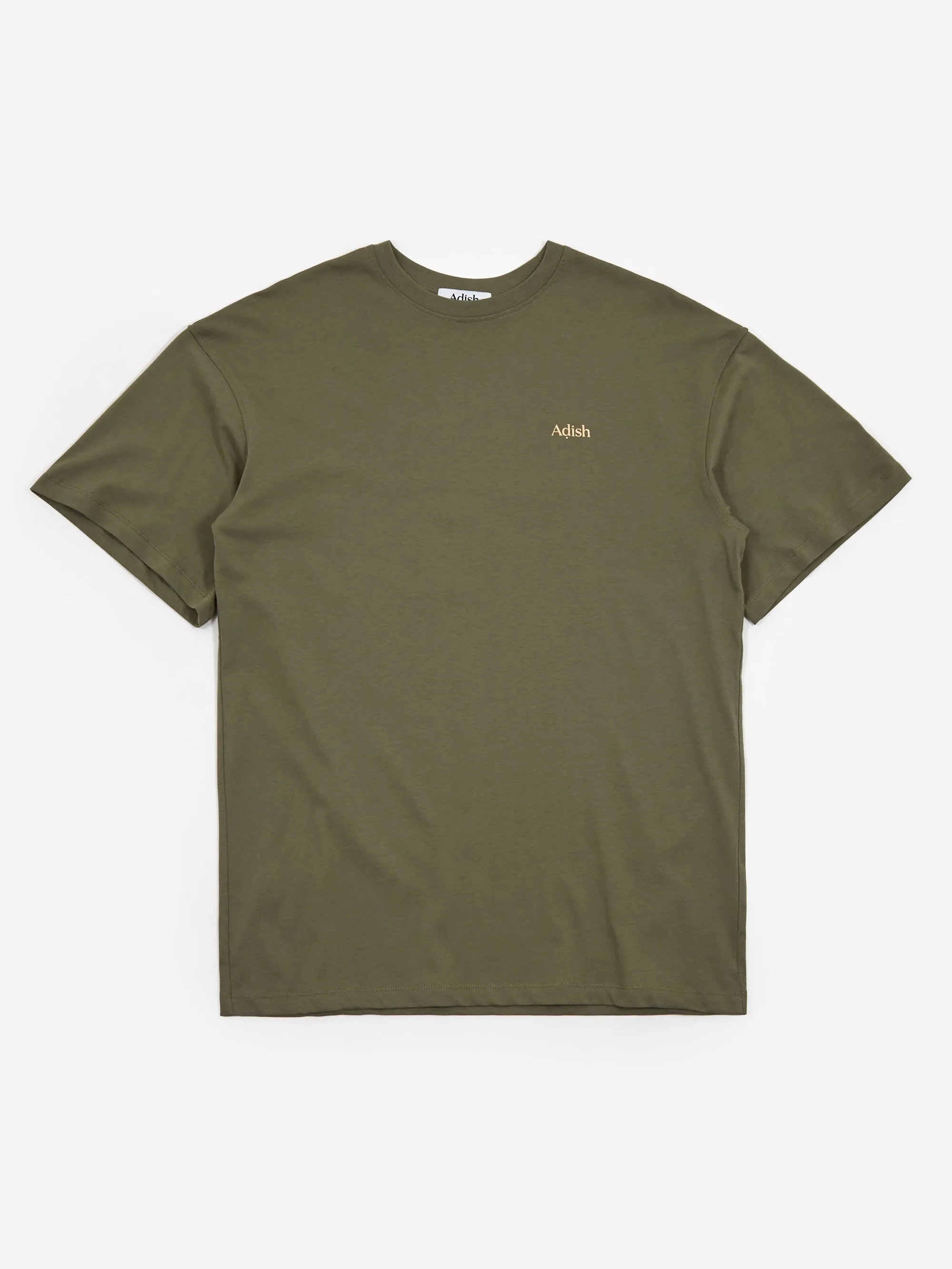 Adish Shaqhat Classic Logo T-Shirt - Olive Green