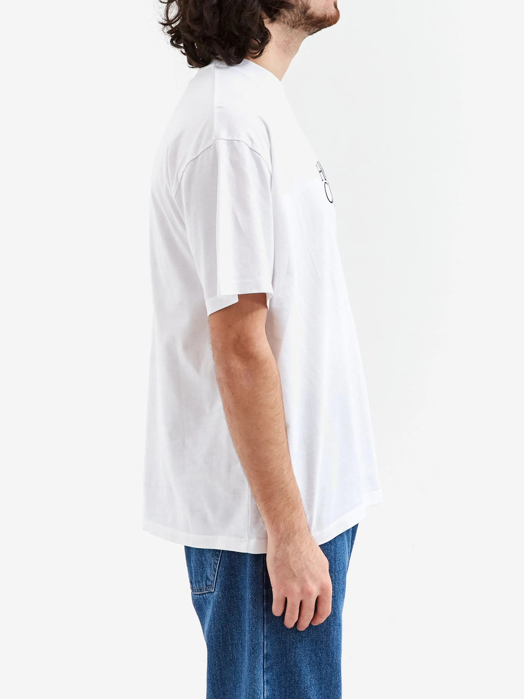 Aries Cave They Short Sleeve T-Shirt - White