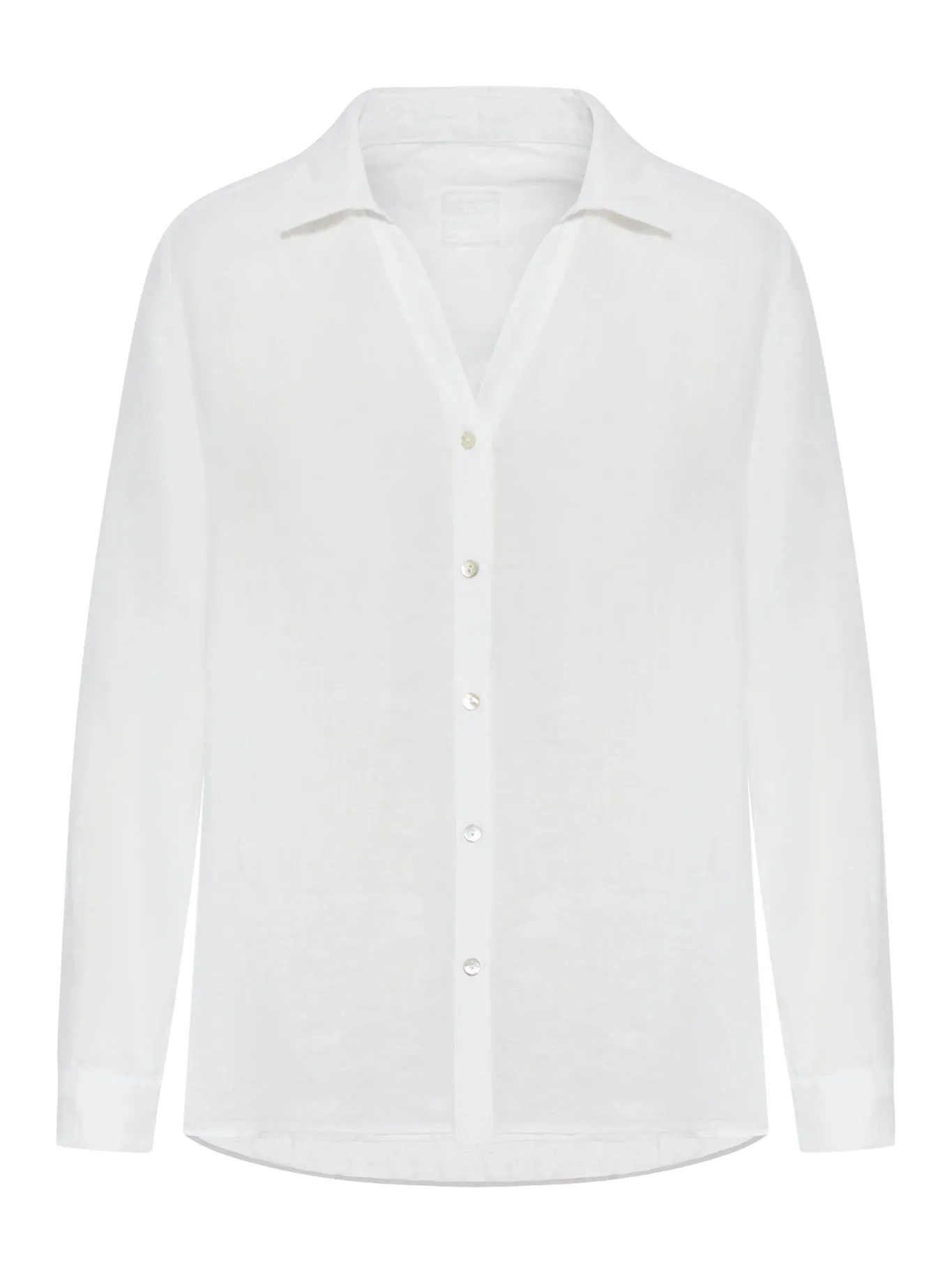 asymmetric linen shirt