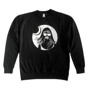 badknees Logo Sweatshirt - Black   White