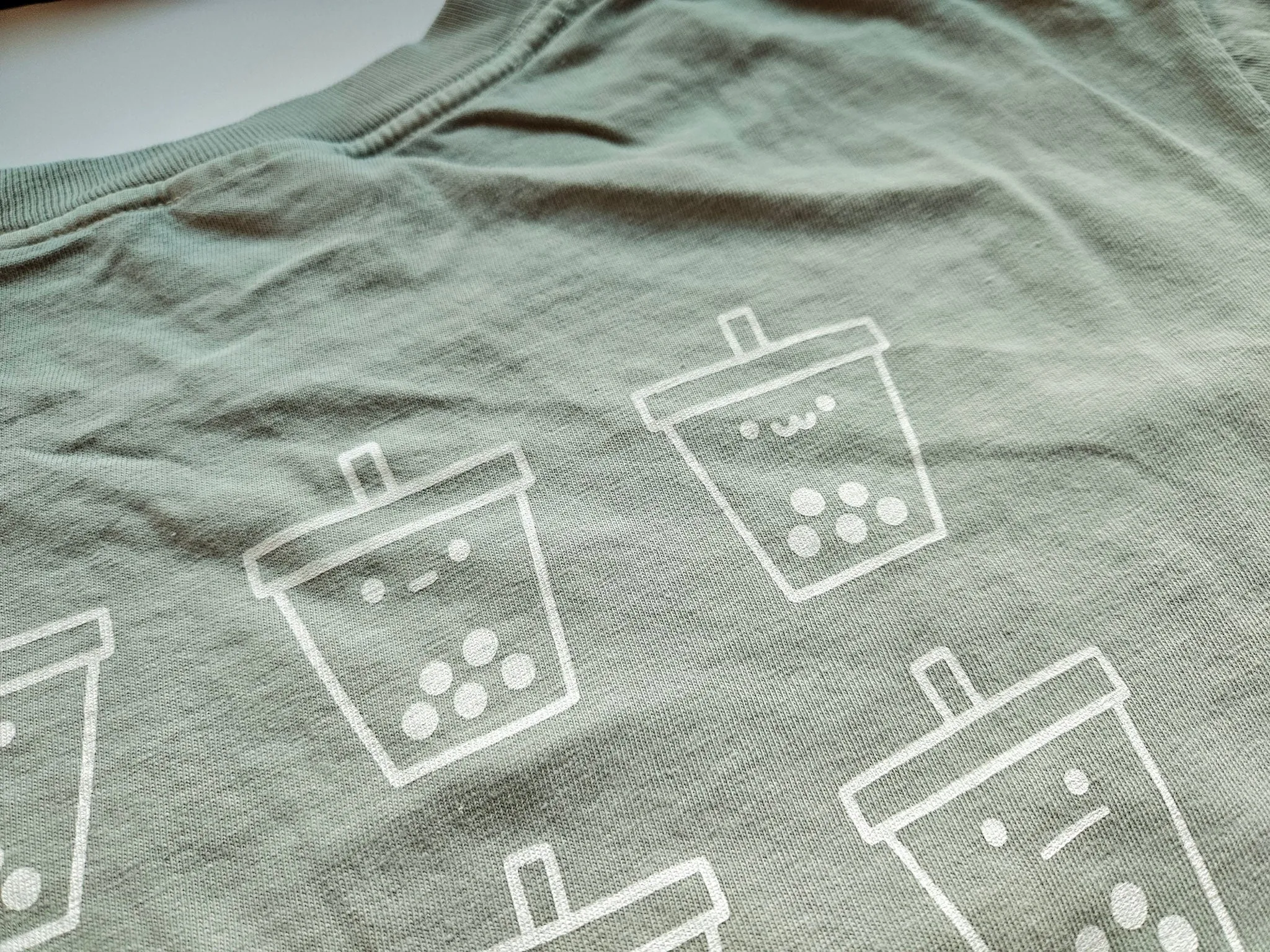 BBT (Back Design) - Mint Grey T-shirt