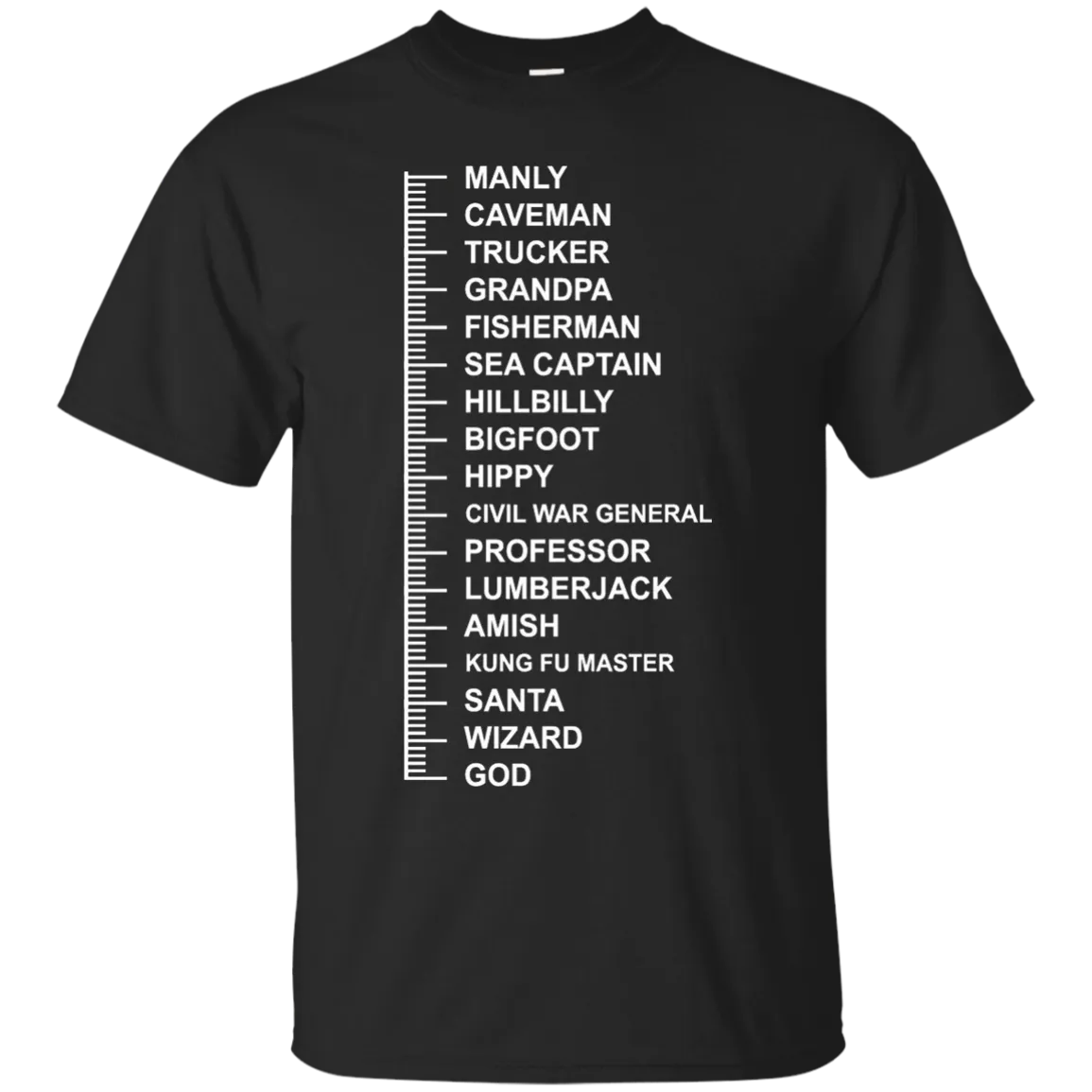 Beard Length Guide Shirt - Beard Ruler shirt