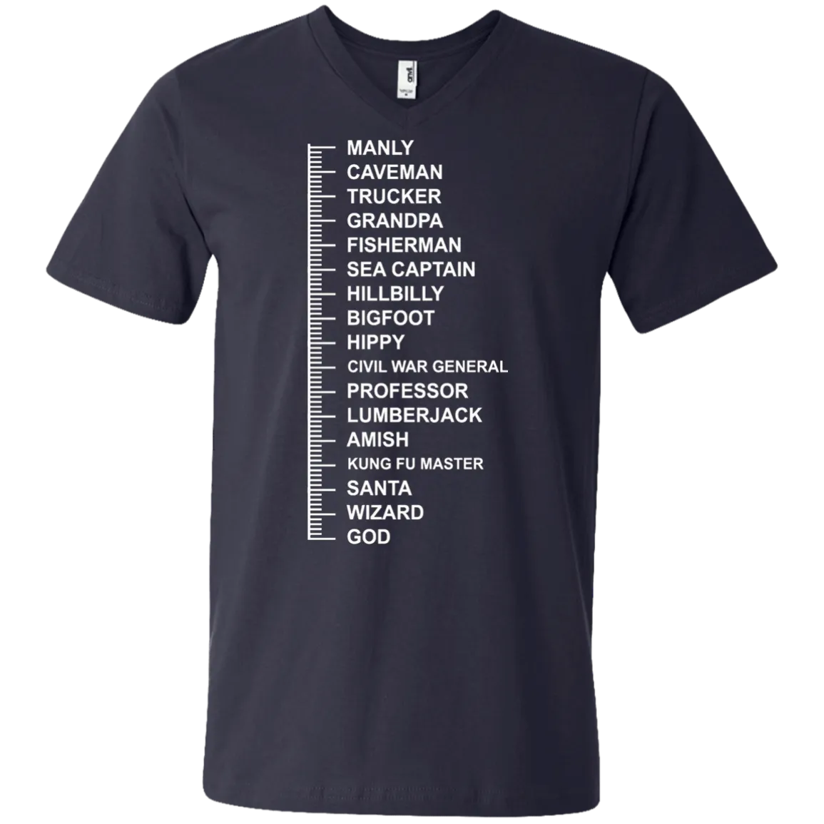 Beard Length Guide Shirt - Beard Ruler shirt