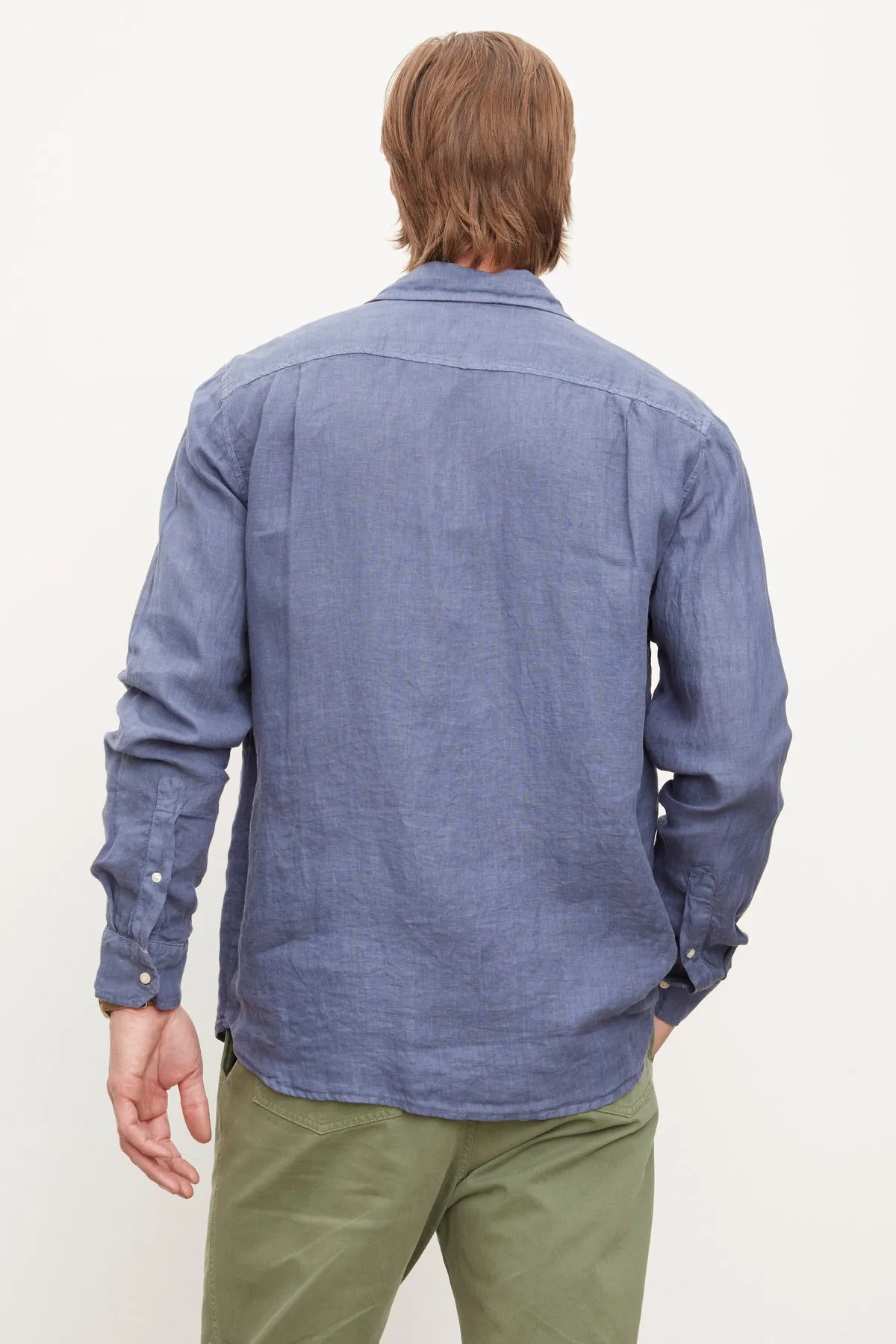 BENTON LINEN BUTTON-UP SHIRT