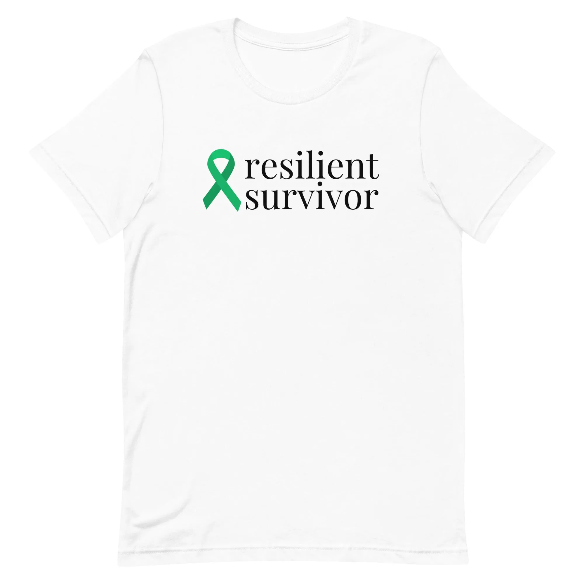 Bile Duct Cancer / Gallbladder Cancer resilient survivor Ribbon T-Shirt - Several Colors Available