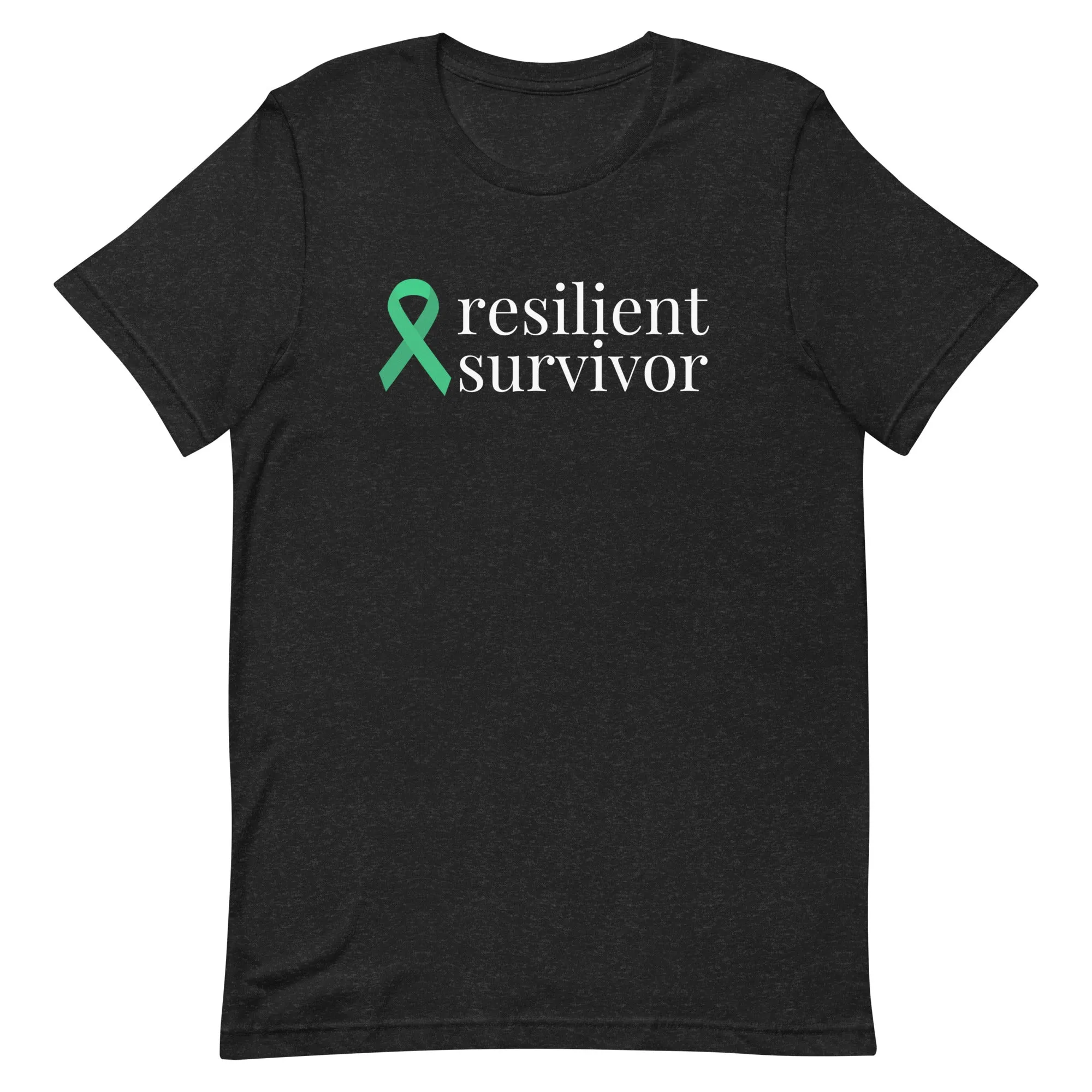 Bile Duct Cancer / Gallbladder Cancer resilient survivor Ribbon T-Shirt - Several Colors Available