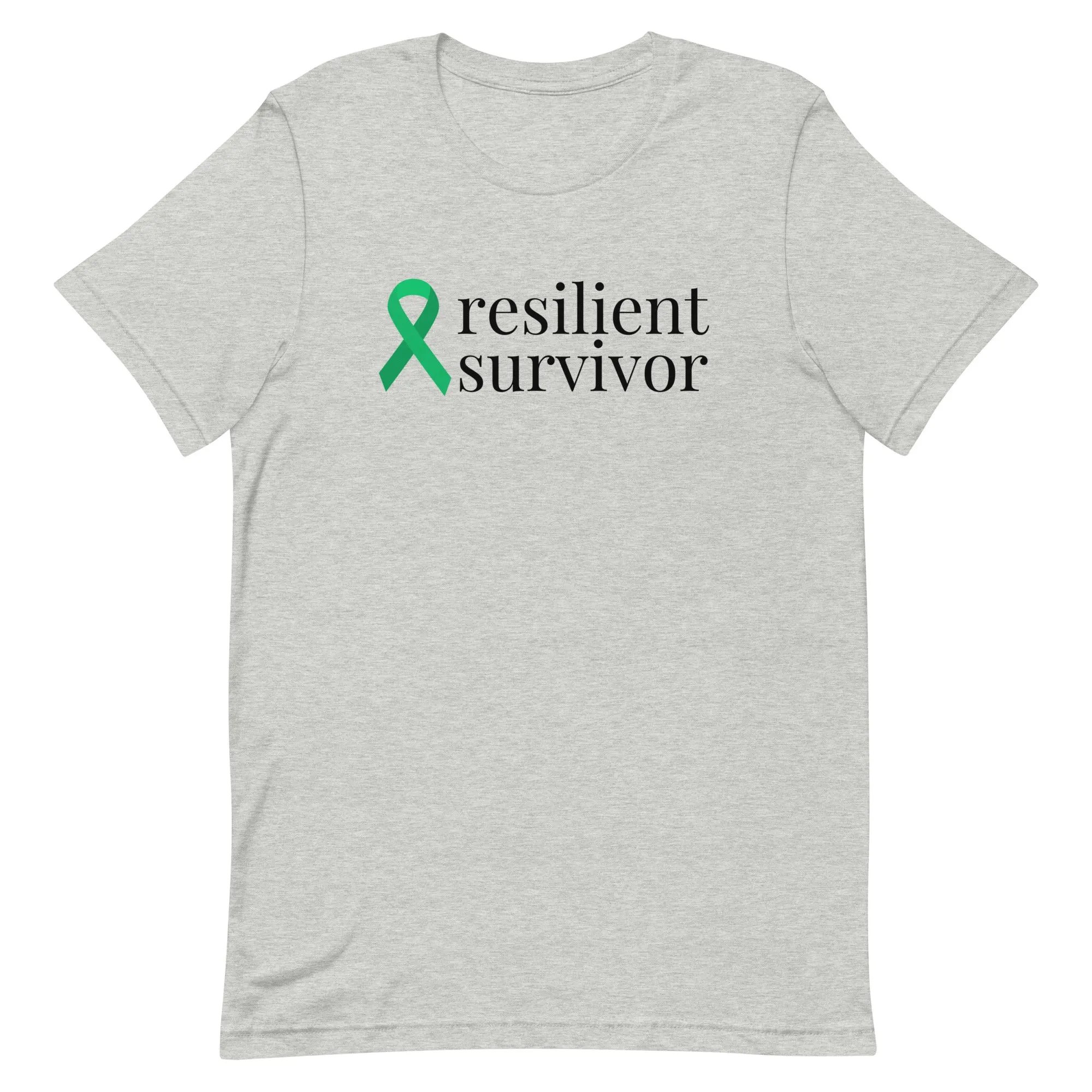 Bile Duct Cancer / Gallbladder Cancer resilient survivor Ribbon T-Shirt - Several Colors Available