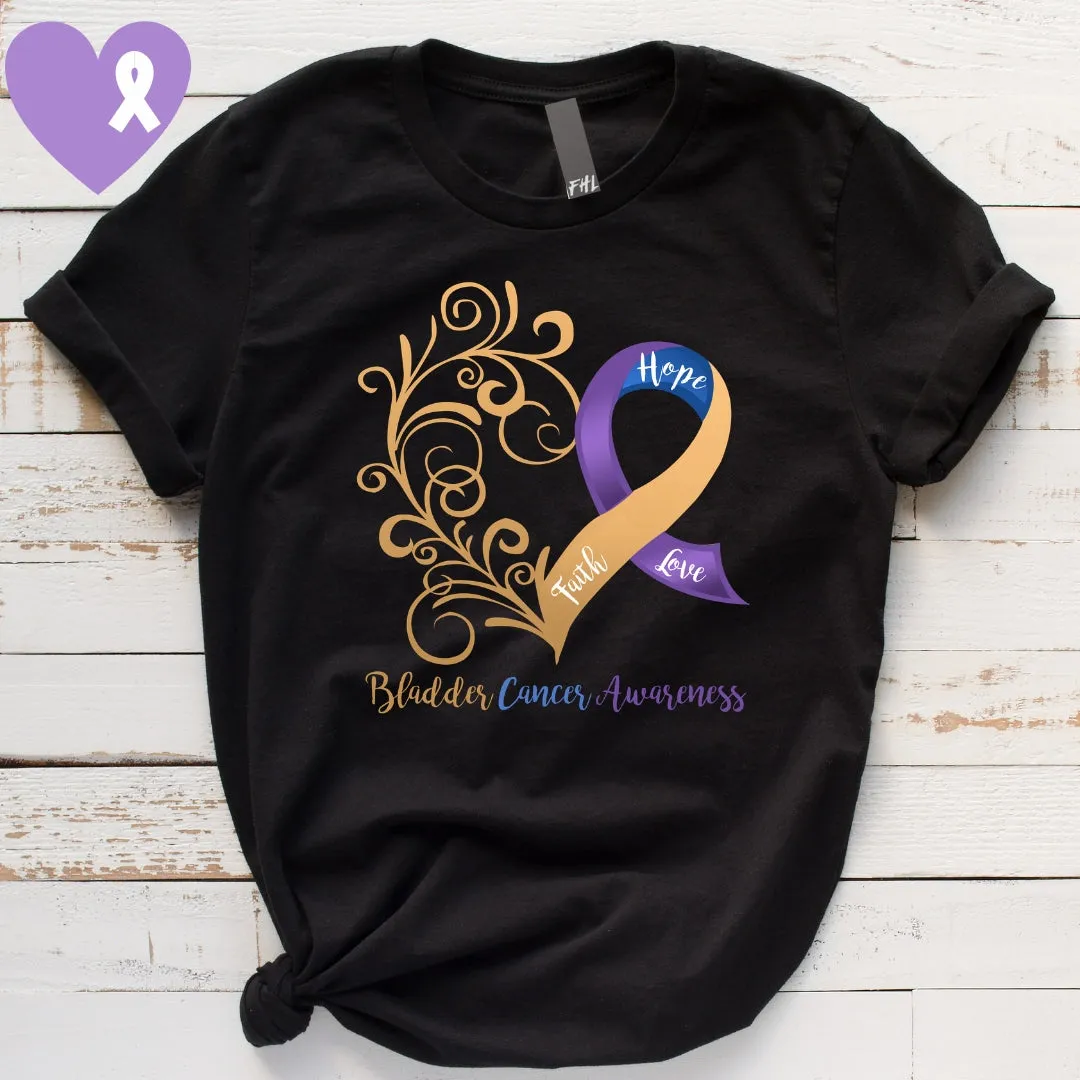 Bladder Cancer Awareness Cotton T-Shirt