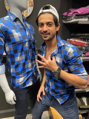 Blue Checks Shirt