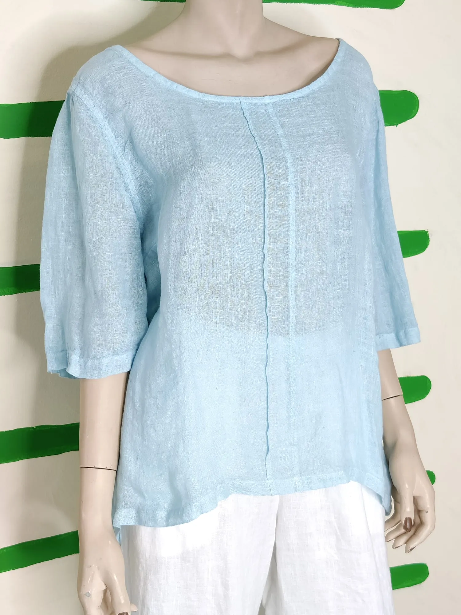 Blue Ocean Air Gauze Shirt