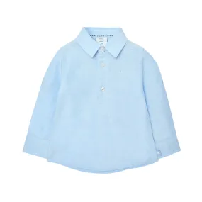 Boboli Baby linen shirt 718433 2294 blue