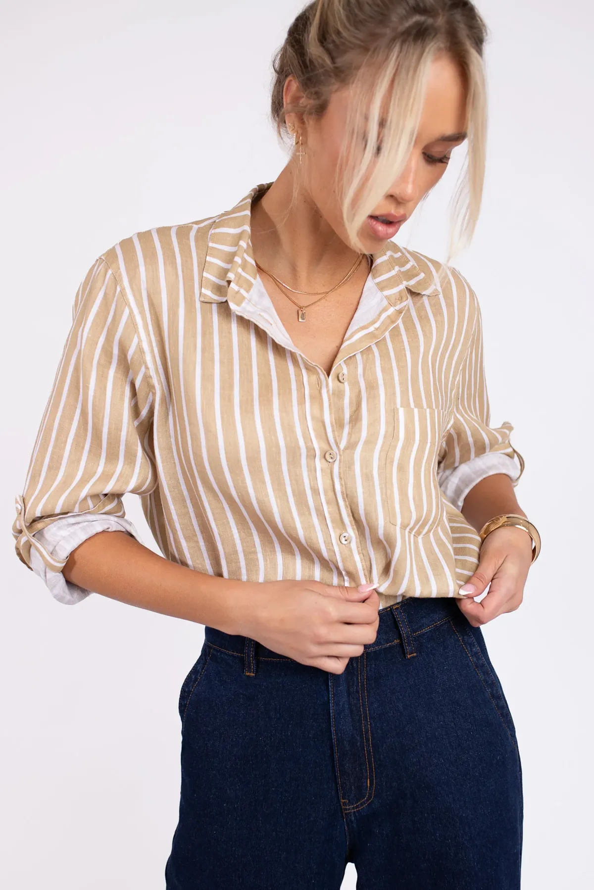 BOYFRIEND LINEN SHIRT