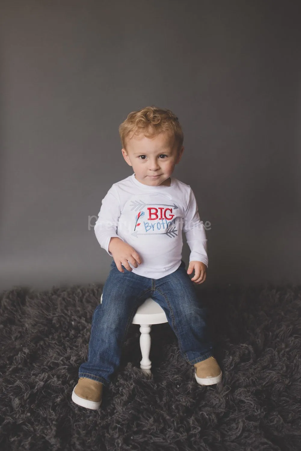 Boys Big Brother shirt- Big brother announcement shirt or bodysuit -Can customize and personalize