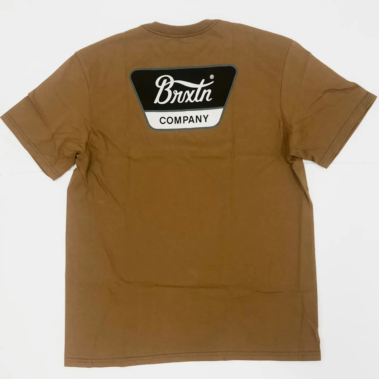 BRIXTON Linwood S/S Standard T-Shirt - Dark Brown