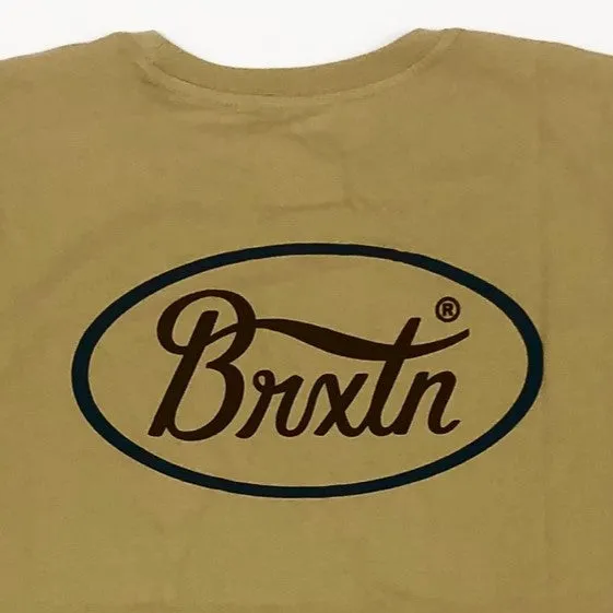 BRIXTON Parsons S/S Tailored T-Shirt - Mustard