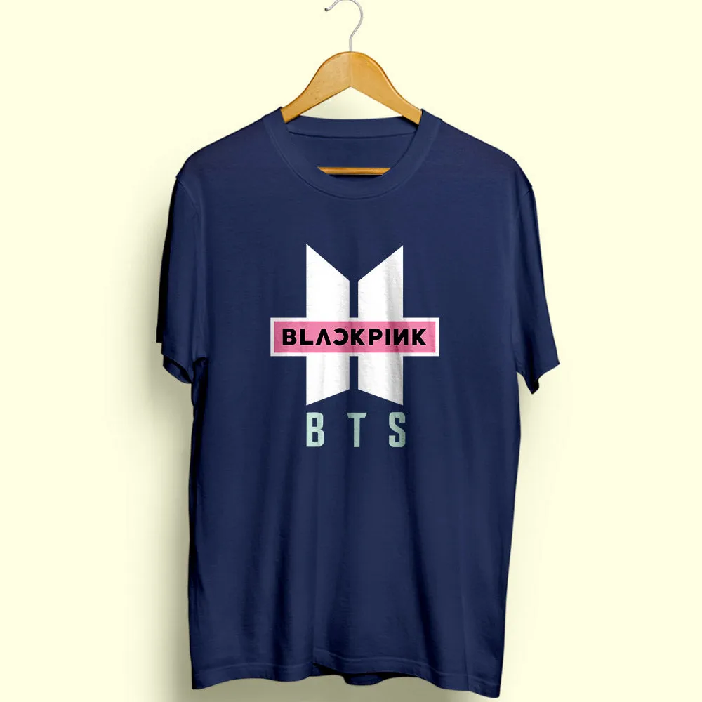 BTS Blackpink Half Sleeve T-Shirt