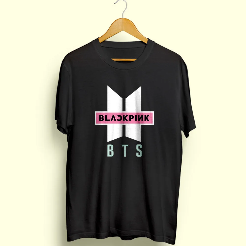 BTS Blackpink Half Sleeve T-Shirt