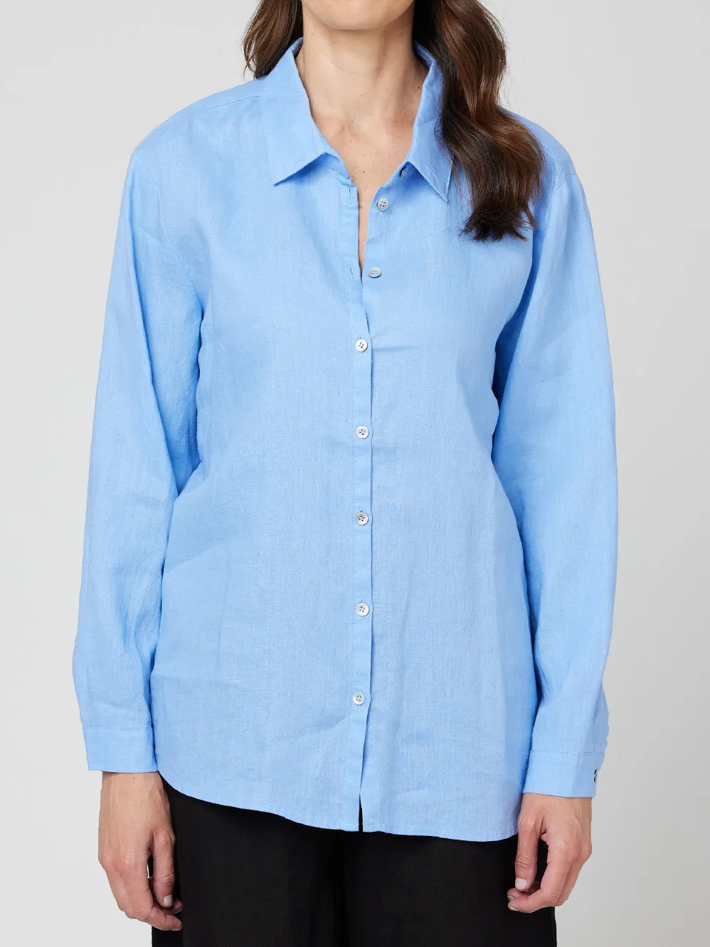 CAKE LINEN BOYFRIEND SHIRT