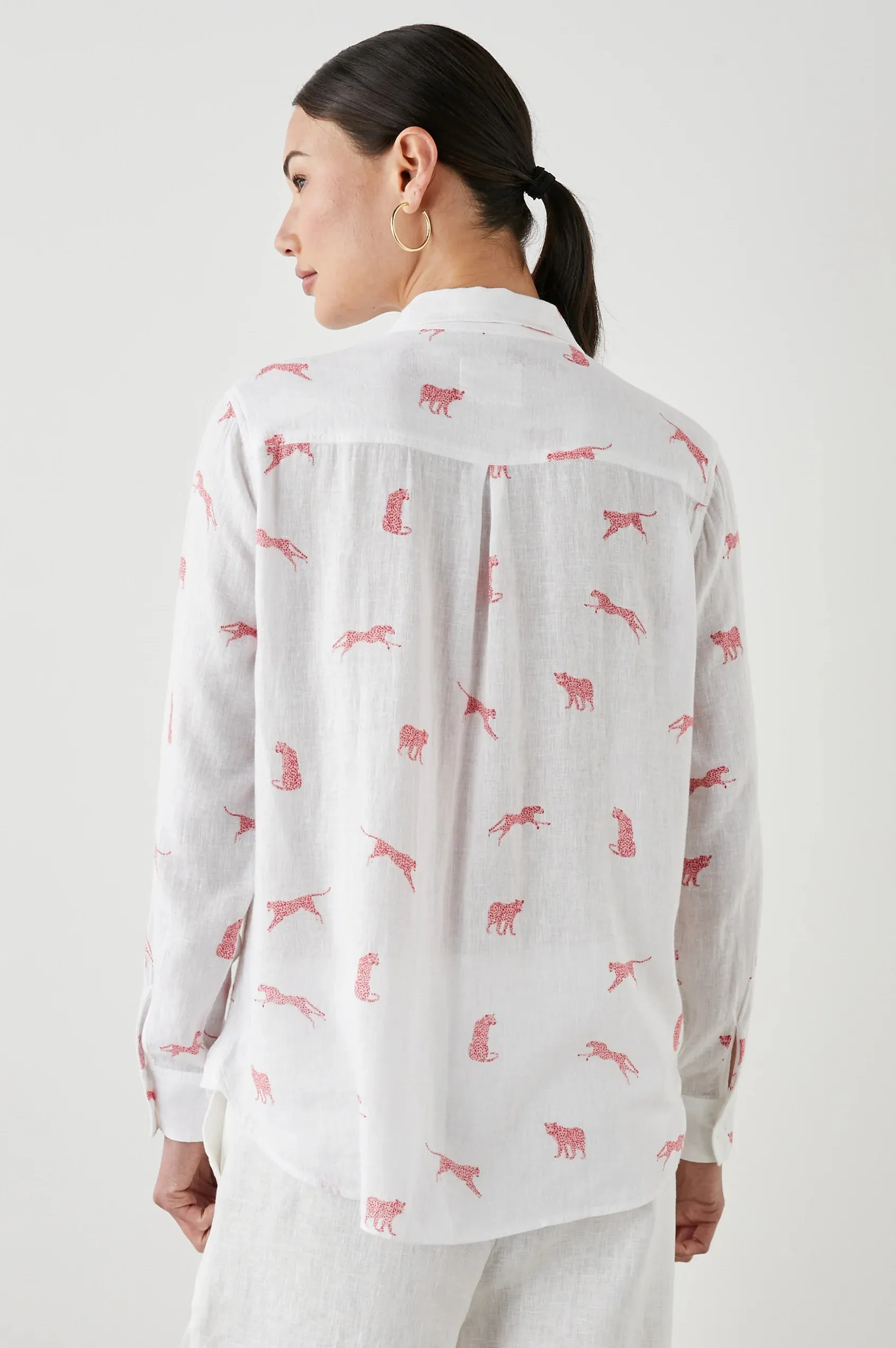 CHARLI SHIRT (ROSE LEOPARD) - RAILS