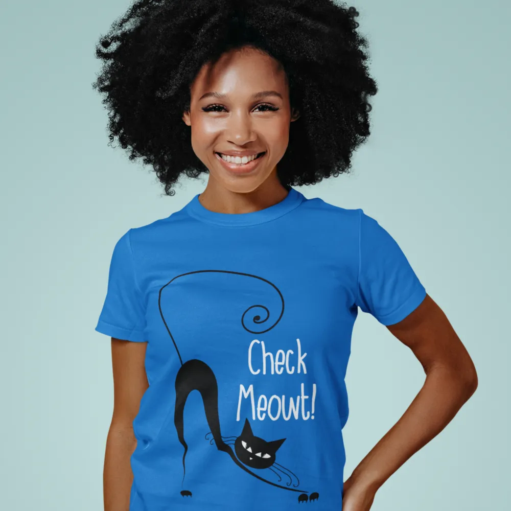 Check Meowt Cat T-Shirt