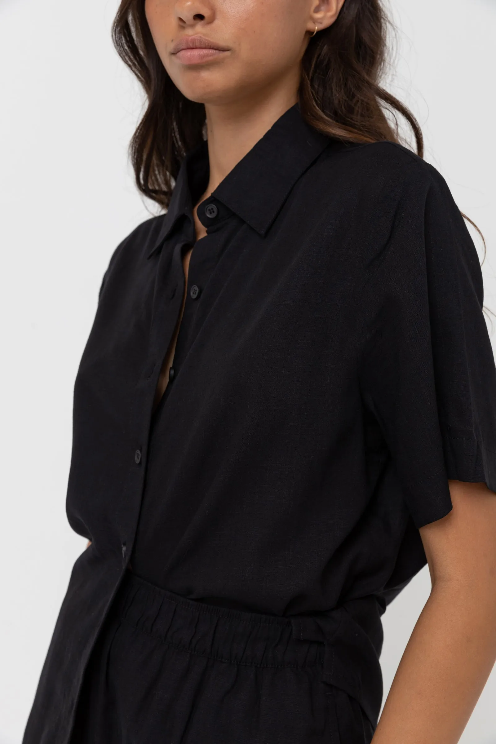 Chemise Classic Lounge Shirt noire