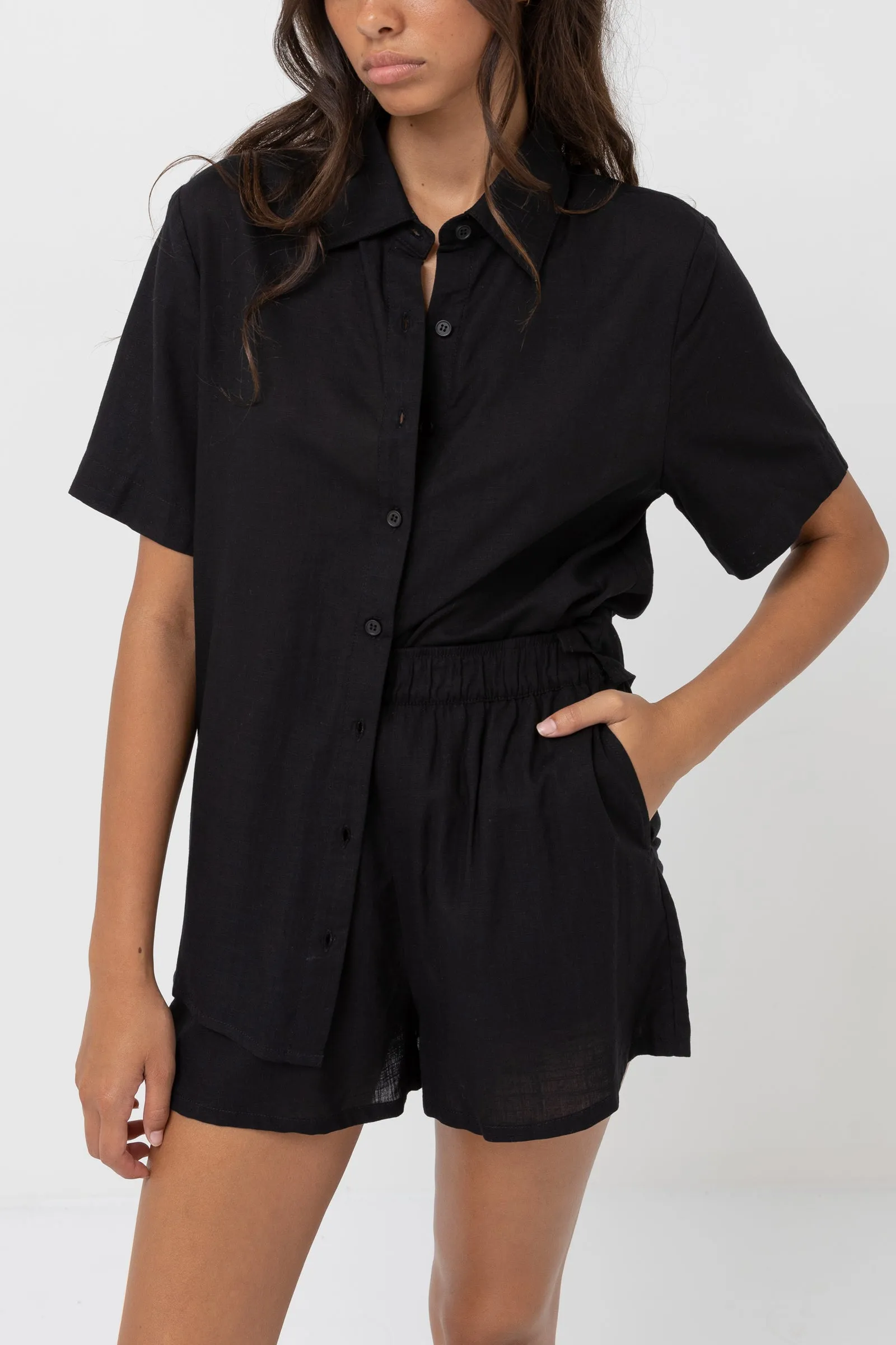 Chemise Classic Lounge Shirt noire