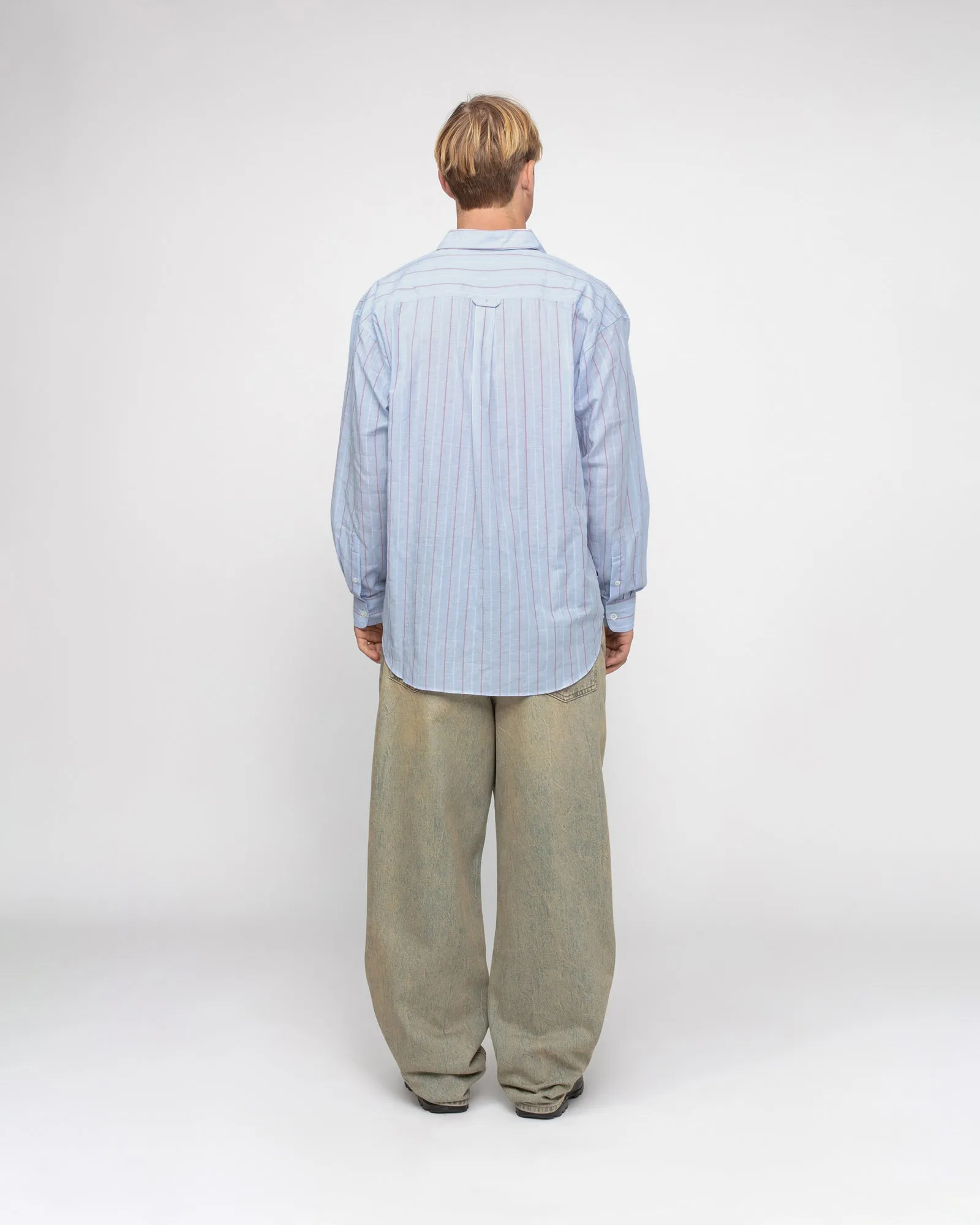 CLASSIC SHIRT STRIPED COTTON LINEN