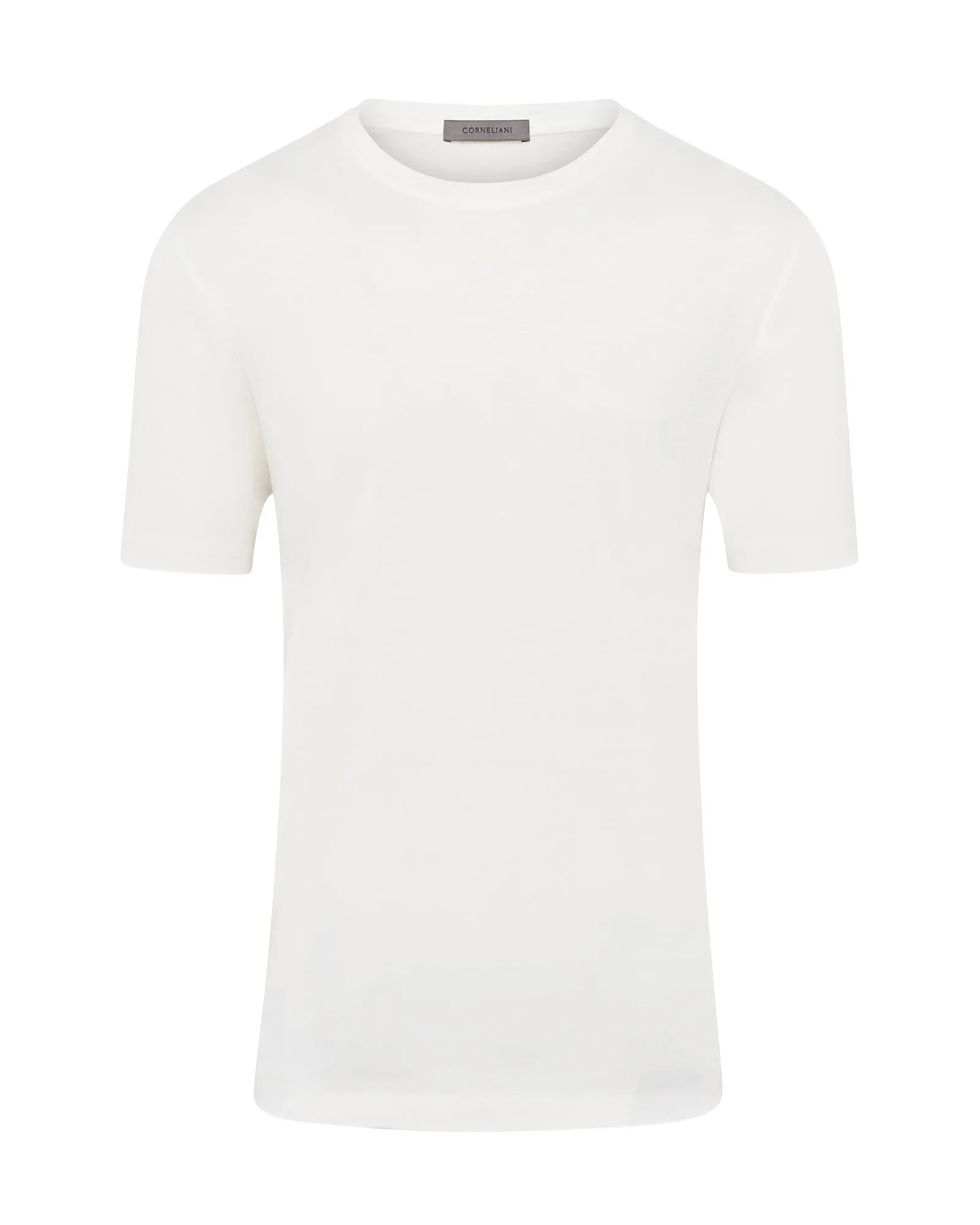 Corneliani Mercerised Short Sleeve T-shirt (White)