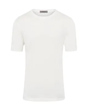 Corneliani Mercerised Short Sleeve T-shirt (White)