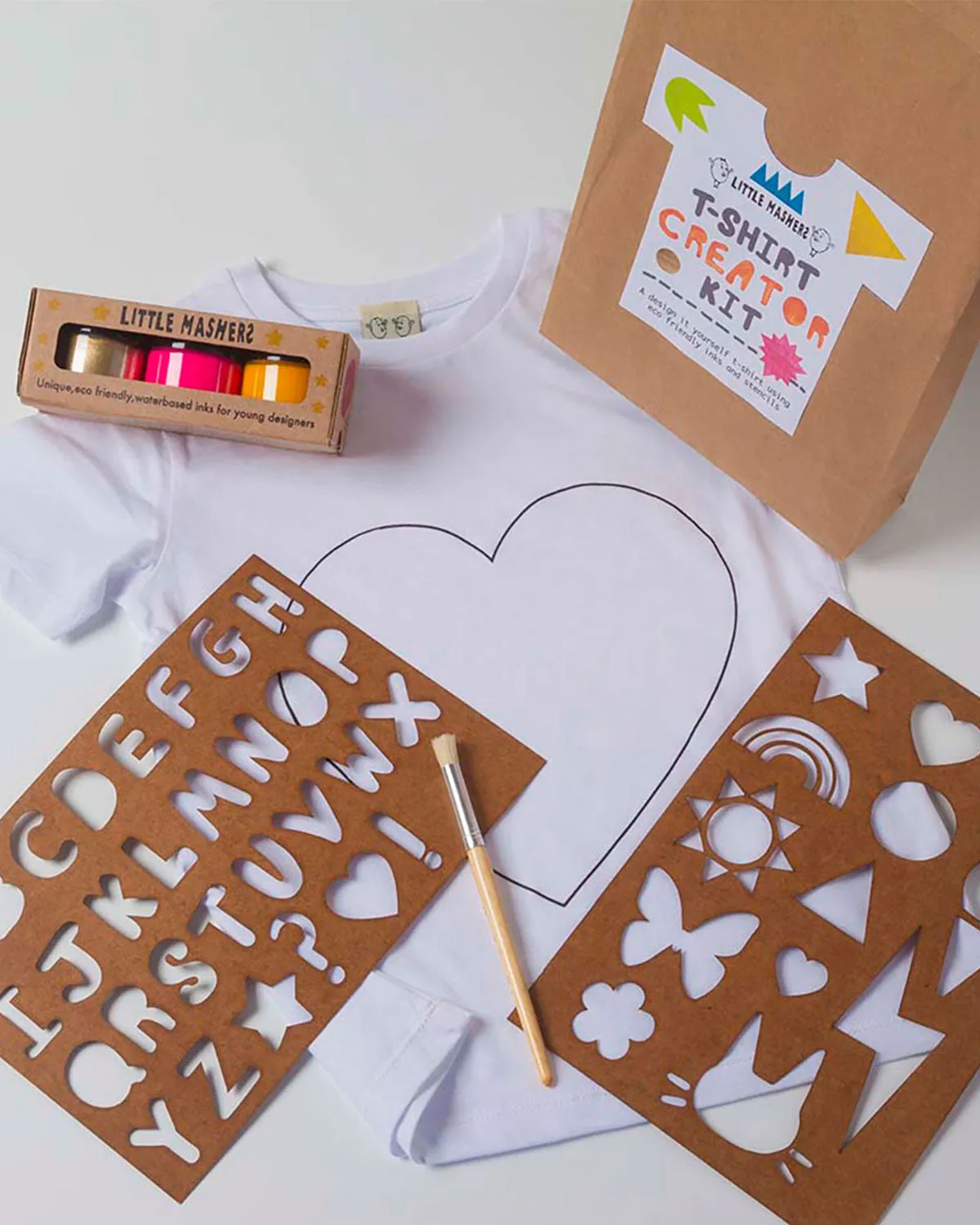 Creator Kit - Design your own T-shirt - Heart Creative Kit - Little Mashers