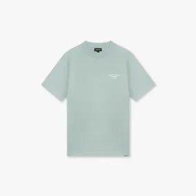 Croyez Fraternité T-Shirt | Blue Surf/White