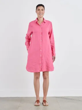 Cut Loose Hanky Linen Shirt Dress, Style #4201707