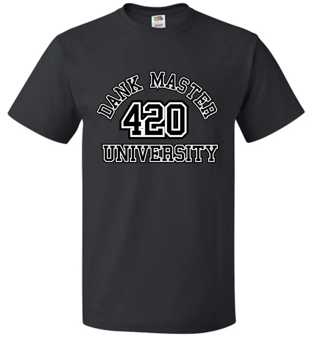 Dank Master 420 University T-shirt - Black