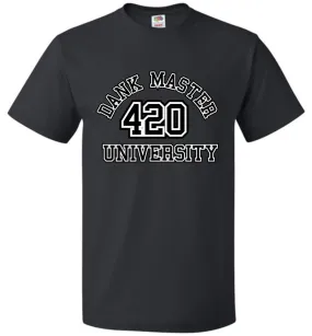 Dank Master 420 University T-shirt - Black