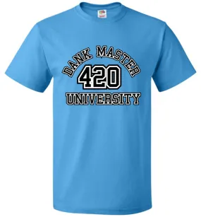 Dank Master 420 University T-shirt - Blue [5 colors]