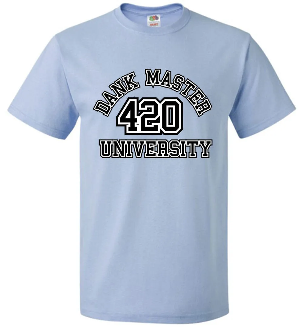 Dank Master 420 University T-shirt - Blue [5 colors]