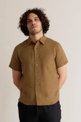 DINGWALLS - Linen Shirt Khaki