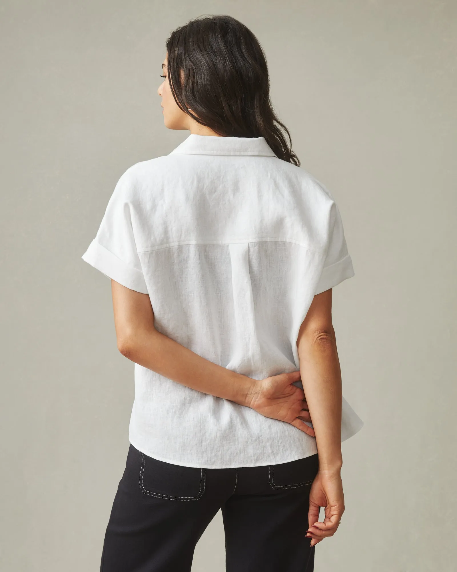 Easy Linen Shirt - Optic White