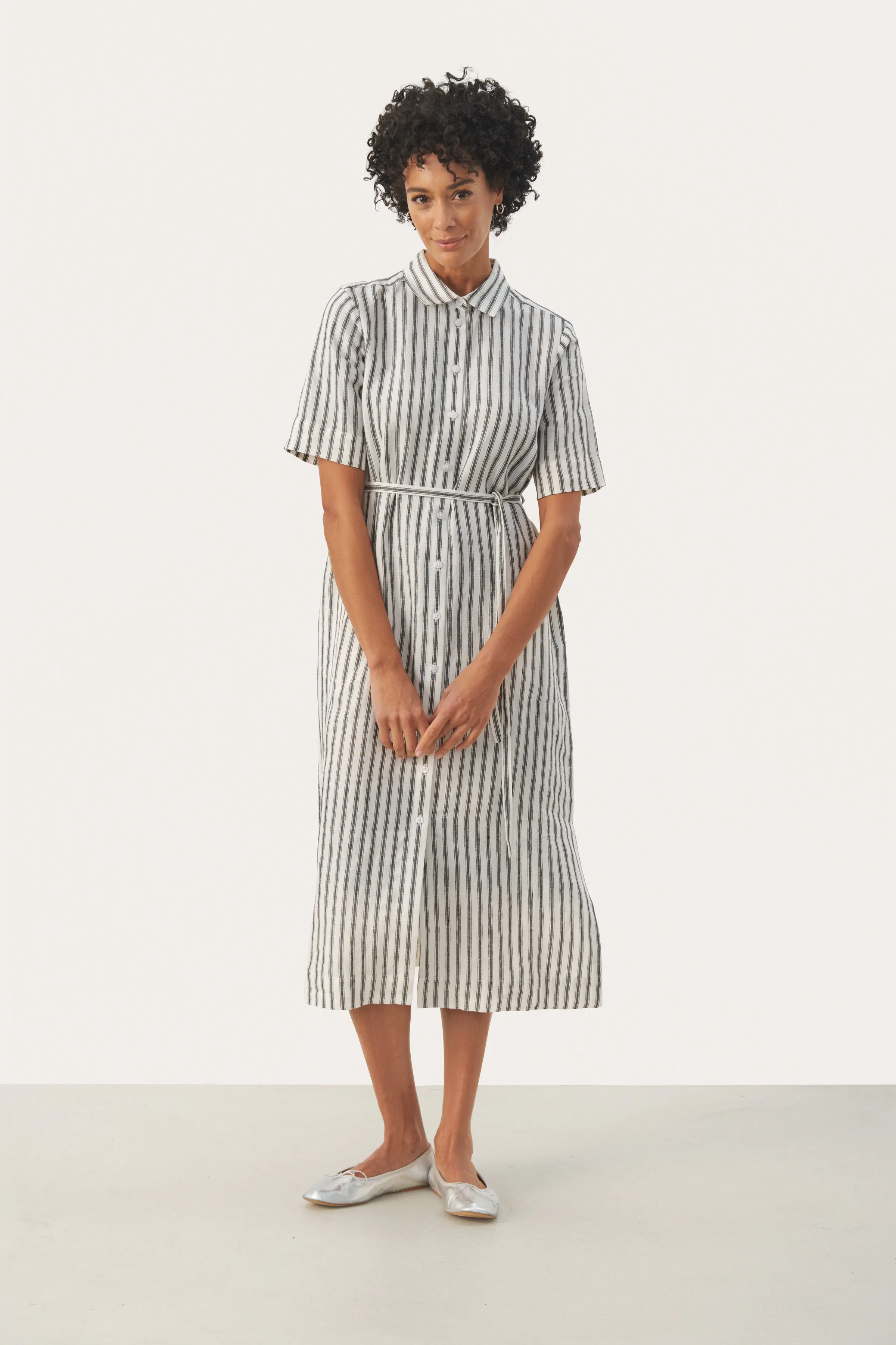 EMMALOU STRIPED SHIRT DRESS - PART TWO